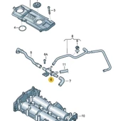 Audi A1 2011-2014 1.4TSi CAXA CAXC Motor Çek Valfi 03C103175G - 3