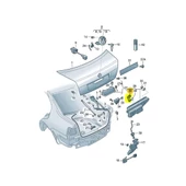 VW Bora 1999-2005 Bagaj Kapak Açma Kilit Dili 1J5827425F - 4