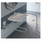 Yaşlı Hasta Engelli Mafsallı Tutunma Barı Çap: 32 mm Paslanmaz - 3