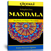 Kolaydan Zora Mandala (Çiçekli Mandala) - 1