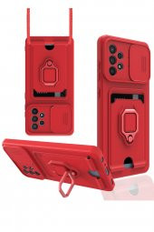 Samsung Galaxy A72 Kılıf Zuma Kartvizitli İpli Silikon Kılıf thumbnail 2