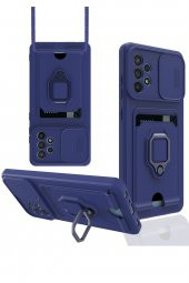 Samsung Galaxy A72 Kılıf Zuma Kartvizitli İpli Silikon Kılıf thumbnail 3