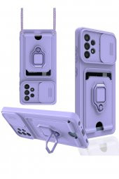 Samsung Galaxy A72 Kılıf Zuma Kartvizitli İpli Silikon Kılıf thumbnail 6