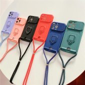 Xiaomi Poco M3 Kılıf Zuma Kartvizitli İpli Silikon Kılıf - 7