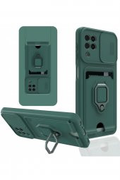 Samsung Galaxy M22 Kılıf Zuma Kartvizitli İpli Silikon Kılıf thumbnail 6