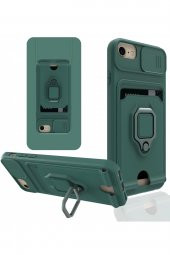 iPhone SE 2020 Kılıf Zuma Kartvizitli İpli Silikon Kılıf thumbnail 6