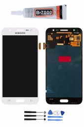 SAMSUNG GALAXY J5 2015 SM-J500F LCD EKRAN DOKUNMATİK FULL SET HEDİYELİ BEYAZ RENK - 1