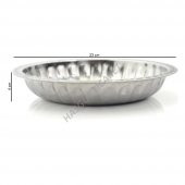 PASLANMAZ ÇELİK MEYVE SALATA TABAĞI 23 cm MISIR KASESİ - 2