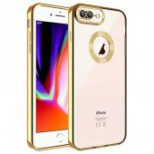 Apple iPhone 8 Plus Kılıf Kamera Korumalı Logo Gösteren Zore Omega Kapak - 6