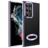 Galaxy S22 Ultra Kılıf Kamera Korumalı Logo Gösteren Zore Omega Kapak - 2
