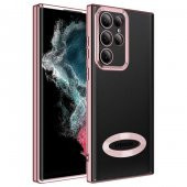 Galaxy S22 Ultra Kılıf Kamera Korumalı Logo Gösteren Zore Omega Kapak - 3