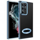 Galaxy S22 Ultra Kılıf Kamera Korumalı Logo Gösteren Zore Omega Kapak - 4