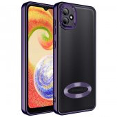 Galaxy A03 Kılıf Kamera Korumalı Logo Gösteren Zore Omega Kapak - 9