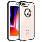 Apple iPhone 8 Plus Kılıf Kamera Korumalı Logo Gösteren Zore Omega Kapak - 5