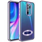 Xiaomi Redmi Note 8 Pro Kılıf Kamera Korumalı Logo Gösteren Zore Omega Kapak - 6