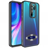 Xiaomi Redmi Note 8 Pro Kılıf Kamera Korumalı Logo Gösteren Zore Omega Kapak - 7