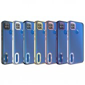 Xiaomi Redmi 9C Kılıf Kamera Korumalı Logo Gösteren Zore Omega Kapak - 1