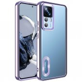 Xiaomi Mi 12T Kılıf Kamera Korumalı Logo Gösteren Zore Omega Kapak - 4