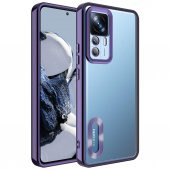 Xiaomi Mi 12T Kılıf Kamera Korumalı Logo Gösteren Zore Omega Kapak - 9