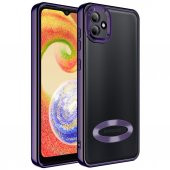 Galaxy A04 Kılıf Kamera Korumalı Logo Gösteren Zore Omega Kapak - 9