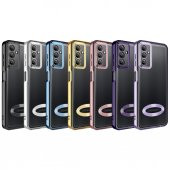 Galaxy A04S Kılıf Kamera Korumalı Logo Gösteren Zore Omega Kapak - 3