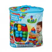 Mega Bloks 60 parçalı Blok Torbaları Mavi/Pembe CYP67 - 1