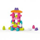 Mega Bloks 60 parçalı Blok Torbaları Mavi/Pembe CYP67 - 4