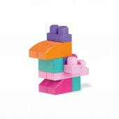 Mega Bloks 60 parçalı Blok Torbaları Mavi/Pembe CYP67 - 5