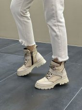 CASSO KAUÇUK KAYMAZ TABAN FERMUARLI VE CIRTLI GİYİM SU GEÇİRMEZ PARAŞÜT KUMAŞ KADIN KARBOTU - 8