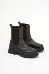 CASSO KAUÇUK KAYMAZ TABAN İKİ YANI LASTİKLİ SU GEÇİRMEZ PARAŞÜT KUMAŞ KADIN KARBOTU - 2