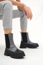 CASSO KAUÇUK KAYMAZ TABAN İKİ YANI LASTİKLİ SU GEÇİRMEZ PARAŞÜT KUMAŞ KADIN KARBOTU - 10