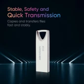 Hikvision 64GB USB2.0 HS-USB-M200-64G Metal Flash Bellek - 2