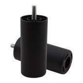 Gizli Mobilya Kanepe Sehpa TV Ünitesi Koltuk Orta Destek Ayağı 10 cm Siyah Baza Ayak - 6