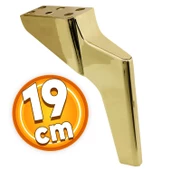 Logan Lüks Mobilya Kanepe Tv Ünitesi Konsol Koltuk Ayağı 19 Cm Plastik Gold Altın Ayakları - 1