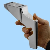 Logan Lüks Mobilya Kanepe Sehpa Tv Ünitesi Koltuk Ayağı 16 Cm Krom Baza Ayakları thumbnail 6