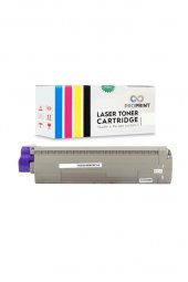 TKPrint Oki MC853-45862845 Sarı Muadil Toner - MC873 thumbnail 3