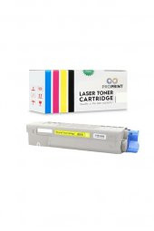 TKPrint Oki Uyumlu C612-46507517 Sarı Muadil Toner - C612 - 3