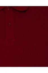 Bol Kesim Polo Yaka Gri Erkek Tişört thumbnail 10