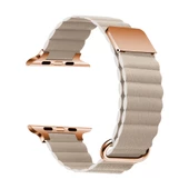 Apple Watch 7 45mm KRD-78 Suni Deri Kordon thumbnail 8