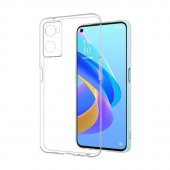 Oppo A96 Kılıf Lüx Şeffaf Silikon - 1