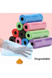 3 Rulo Köpek Kaka Poşeti 45 Parça Dışkı Torbası thumbnail 2