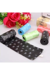 15 Rulo 225 Parça Poşet Içerir Köpek Kaka Poşeti Köpek Kaka Torbası Evcil Hayvan Dışkı Torbası thumbnail 5