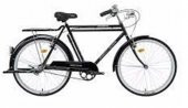 BİSAN ROADSTAR GL HİZMET BİSİKLETİ 58CM V 26 JANT 1 VİTES PARLAK SİYAH BEYAZ - 1