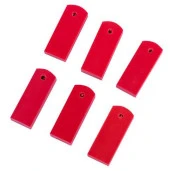 Mühür Kauçuk Alaşım Kırmızı Jiklet Kaşe 6mmx15mmx40mm thumbnail 10