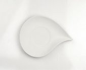 Damla Çay Tabağı | Seramik Bisküvi (Ham Ürün) - 2