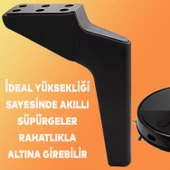 Logan Lüks Mobilya Kanepe Tv Ünitesi Konsol Koltuk Ayağı 19 Cm Siyah Ayakları - 3