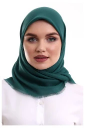 Pamuklu Pano Düz Desensiz Örtü Koyu Yeşil thumbnail 1