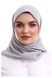 Pamuklu Pano Düz Desensiz Örtü Gri thumbnail 1