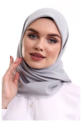 Pamuklu Pano Düz Desensiz Örtü Gri thumbnail 2