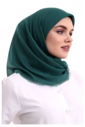 Pamuklu Pano Düz Desensiz Örtü Koyu Yeşil thumbnail 4